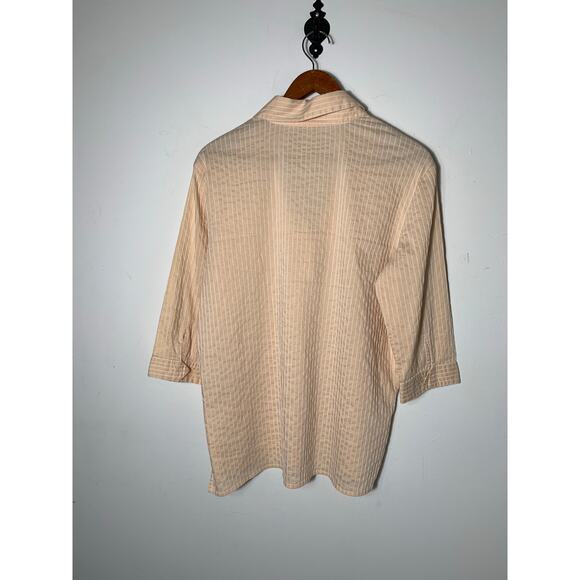 Womens Piazza Sempione Blouse Striped, IT size 46, US size 12, EUC! - Picture 3 of 3